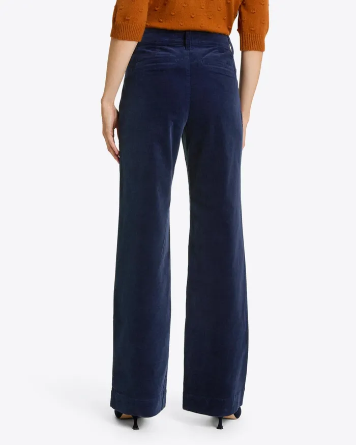 Draper James Patch Pocket Corduroy Wide Leg Pant Women Bottoms and Skirts