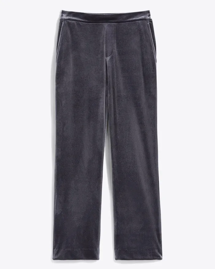 Draper James Pull On Pants In Velvet Women Bottoms and Skirts