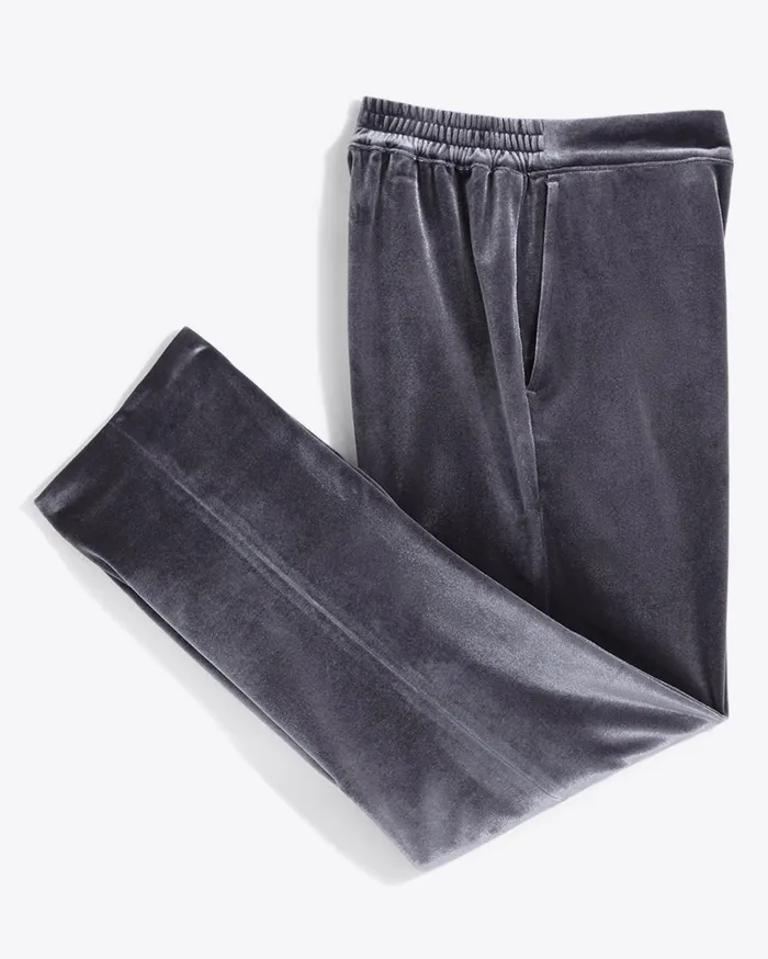 Draper James Pull On Pants In Velvet Women Bottoms and Skirts
