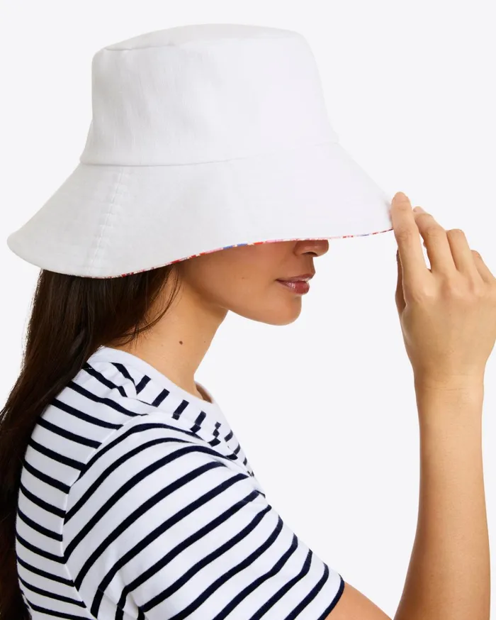 Draper James Reversible Bucket Hat Women Hats and Hair