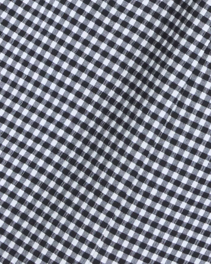 Draper James Sadie Belted Shift Dress In Textured Gingham Women Dresses