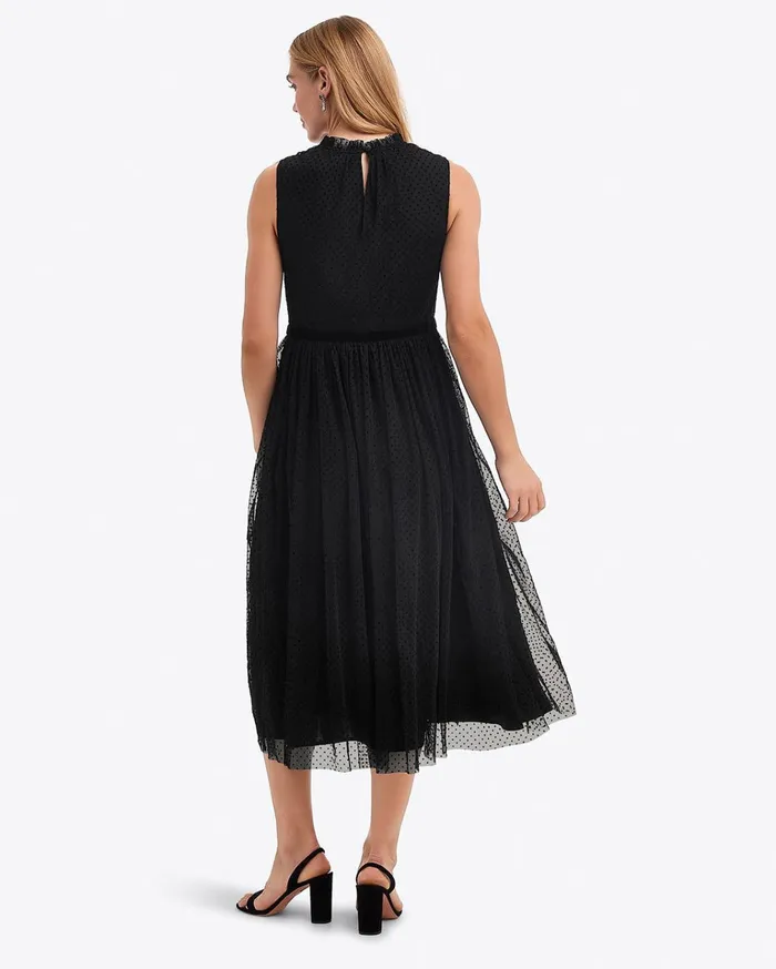 Draper James Sleeveless Dress In Tulle Women Dresses