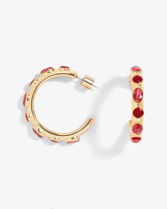 Draper James Studded Hoops Women Jewelry