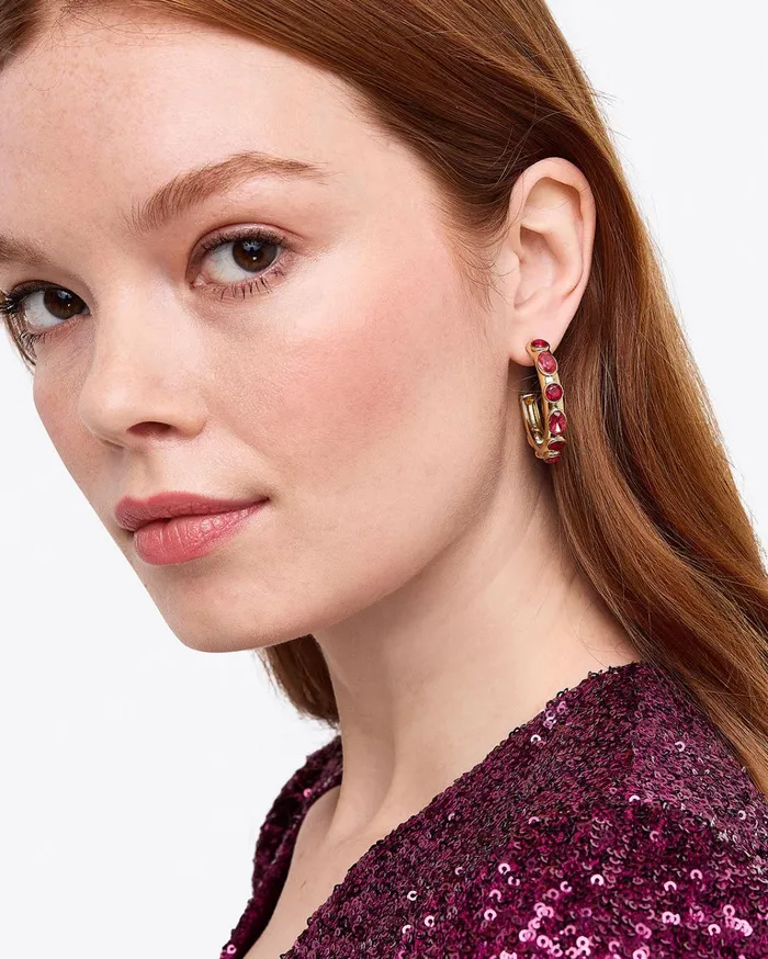 Draper James Studded Hoops Women Jewelry