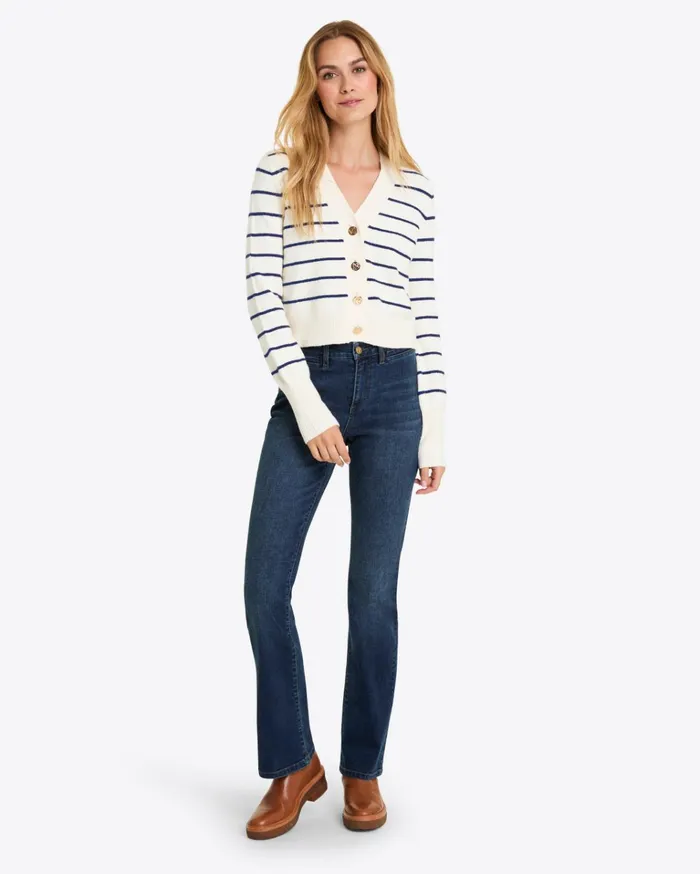 Draper James Varsity Cardigan Women Tops