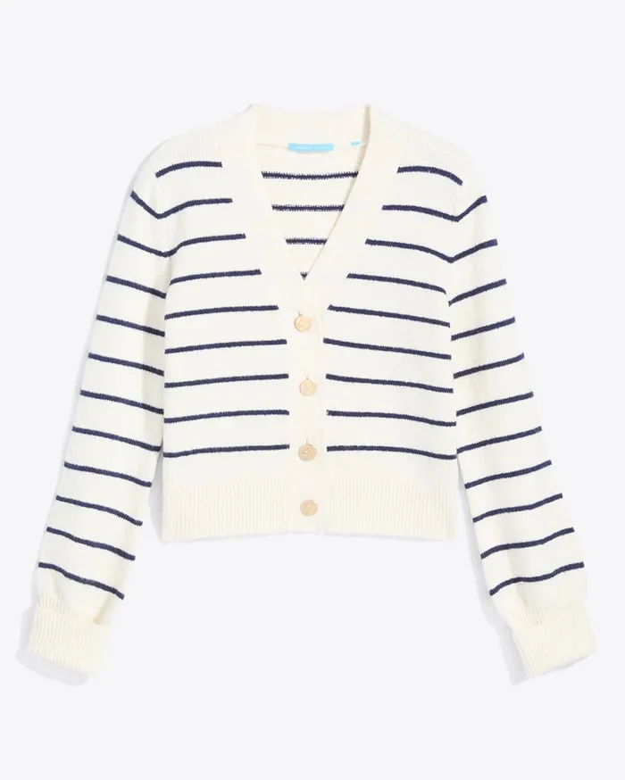 Draper James Varsity Cardigan Women Tops