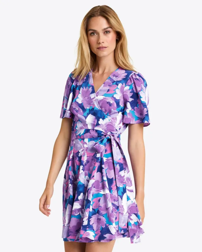 Draper James Wendy Wrap Dress Women Dresses