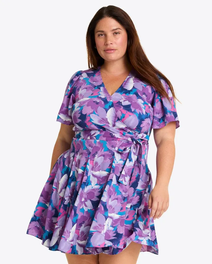 Draper James Wendy Wrap Dress Women Dresses