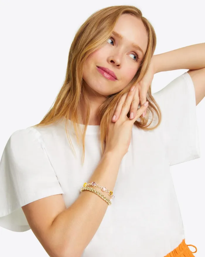 Draper James Woven Chain Bracelet Women Jewelry