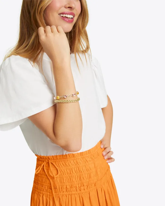 Draper James Woven Chain Bracelet Women Jewelry