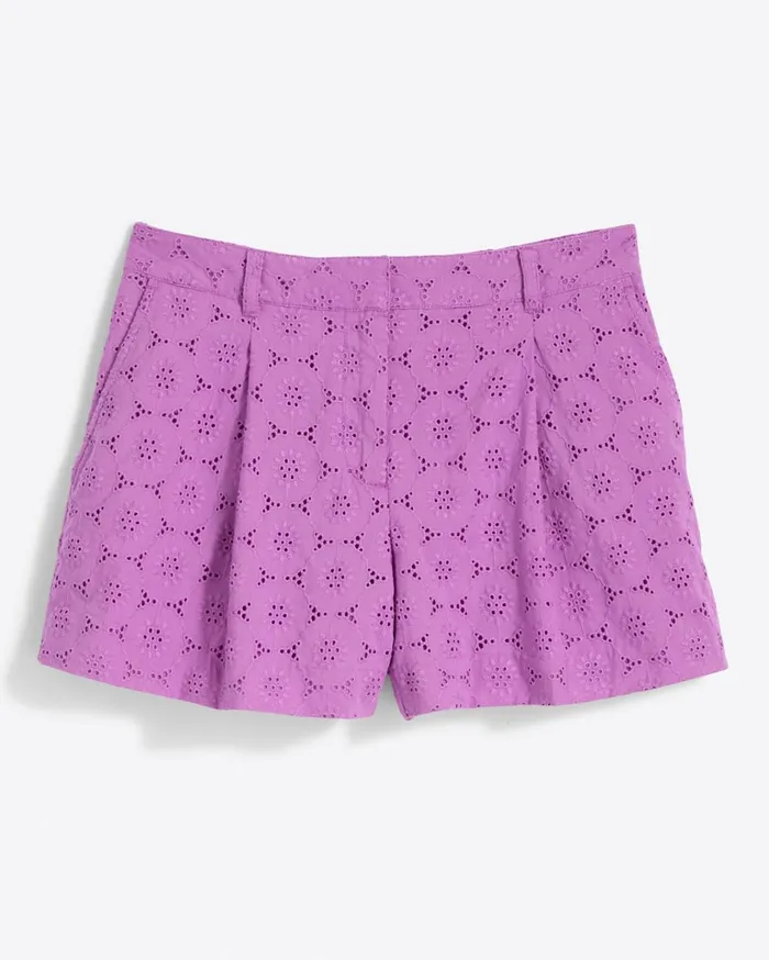 Draper James Woven Shorts In Eyelet Women Bottoms and Skirts