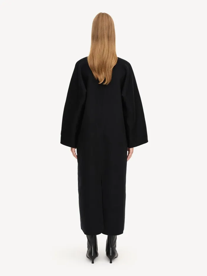 Dresses Women By Malene Birger Cais Wool Dress Black