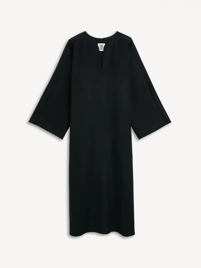 Dresses Women By Malene Birger Cais Wool Dress Black