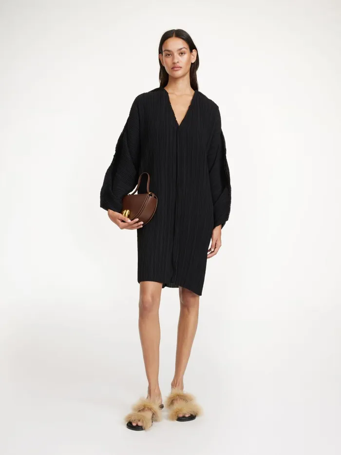 Dresses Women By Malene Birger Dielle Pleated Dress Black
