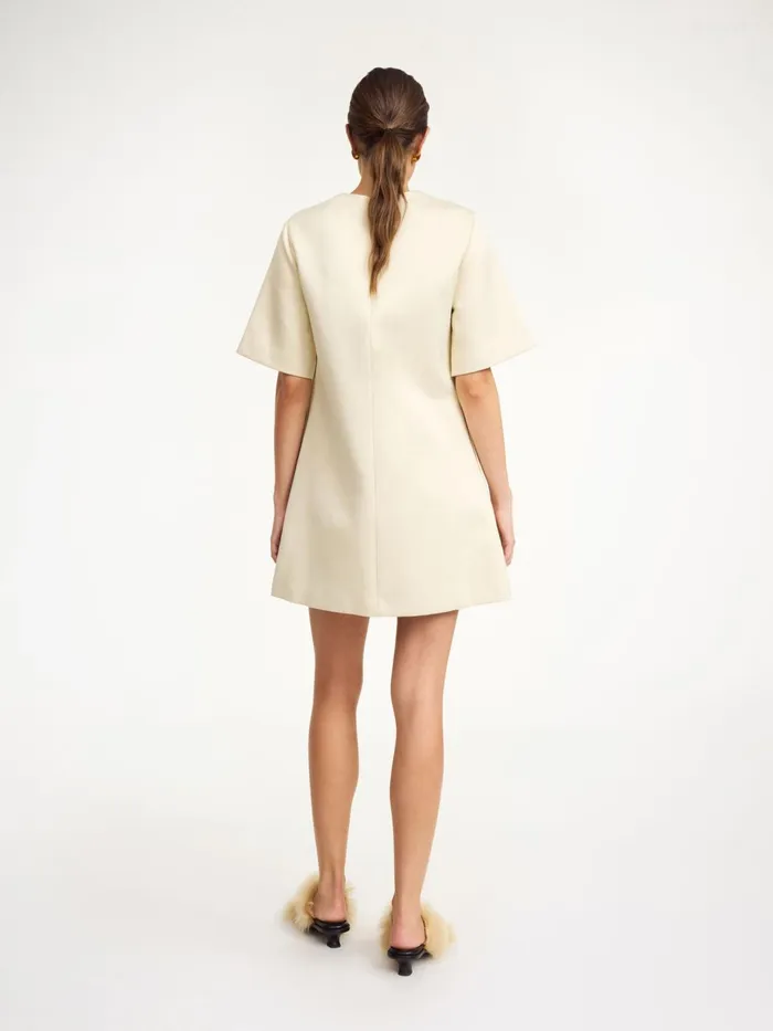 Dresses Women By Malene Birger Harperz Mini Dress Oyster Gray