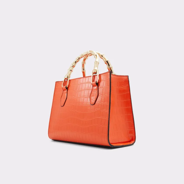 Drinna Bright Orange Women ALDO Tote Bags
