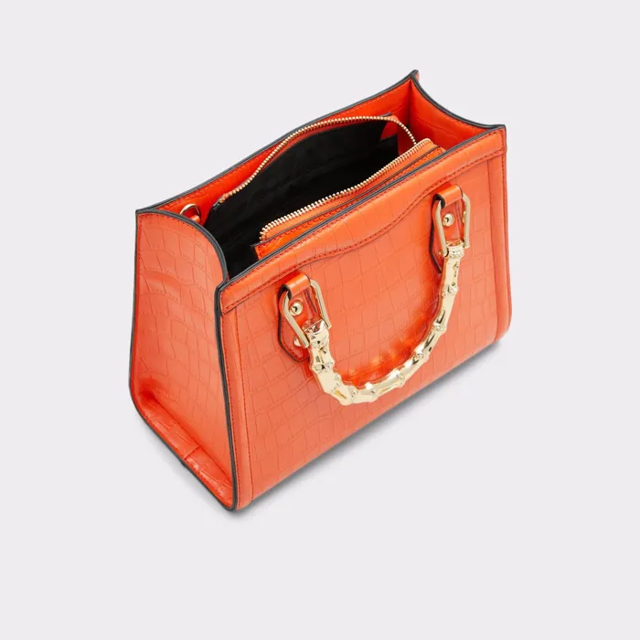 Drinna Bright Orange Women ALDO Tote Bags