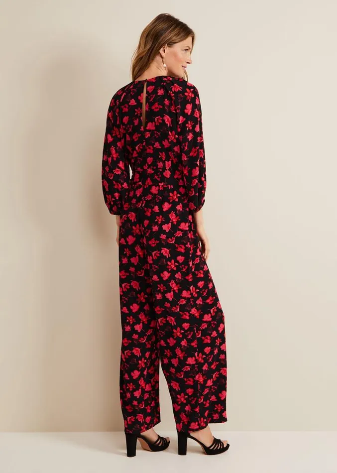 Effie Printed Jumsuit Multicoloured Women Phase Eight Dresses