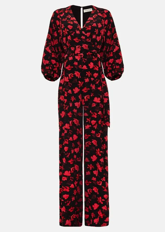 Effie Printed Jumsuit Multicoloured Women Phase Eight Dresses