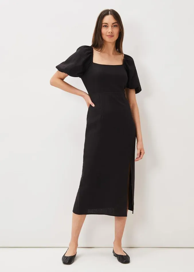 Elasticated Pump Black Women Phase Eight Flats