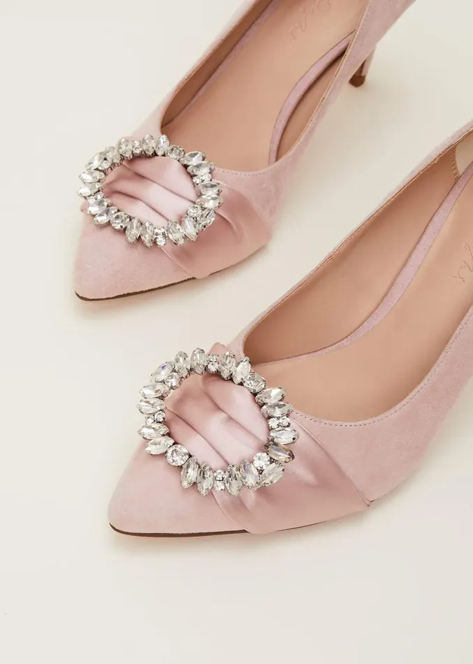 Embellished Court Shoe Antique Rose Women Phase Eight Occasion Shoes