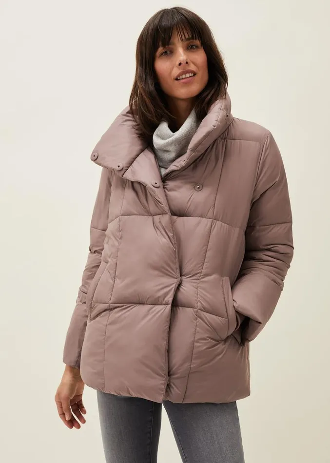 Eshima Short Puffer Coat Mink Women Phase Eight Coats