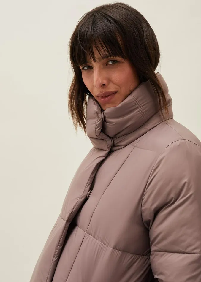 Eshima Short Puffer Coat Mink Women Phase Eight Coats