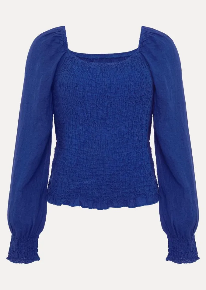 Esty Blue Blouse Cobalt Women Phase Eight Shirts and Blouses