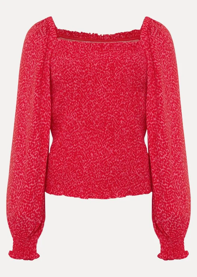 Esty Square Neck Blouse Pinkred Women Phase Eight Shirts and Blouses