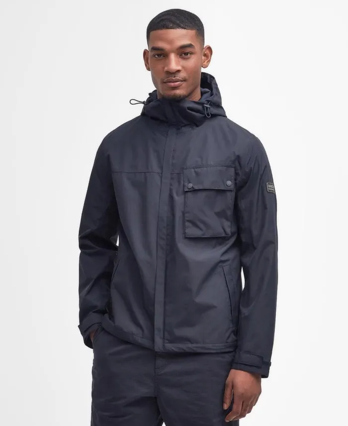 Fairlands Waterproof Jacket Dark Navy Men Barbour Waterproof Jackets