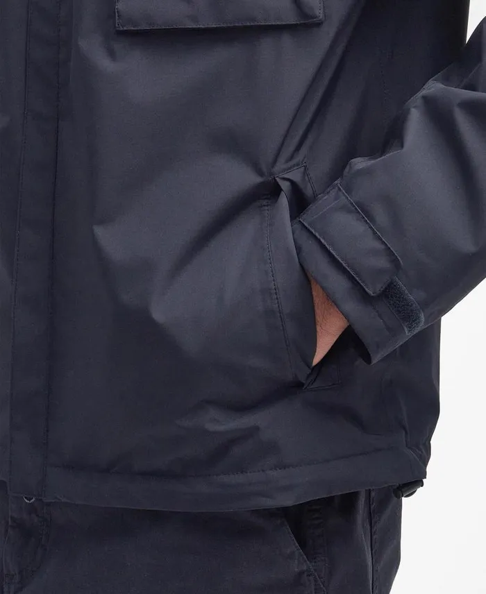 Fairlands Waterproof Jacket Dark Navy Men Barbour Waterproof Jackets