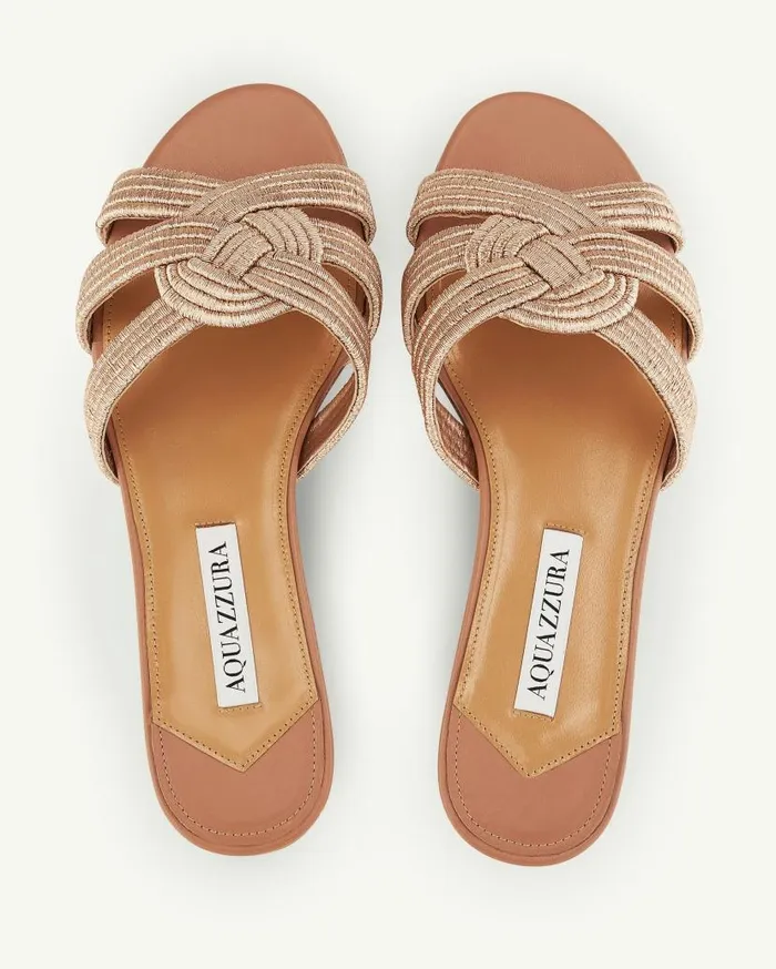 Felix Flat Pink Women Aquazzura Flats Felix Flat Pink Women Aquazzura Flats