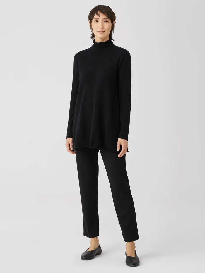 Flex Ponte Pant Black Women Eileen Fisher Pants Shorts and Jumpsuits