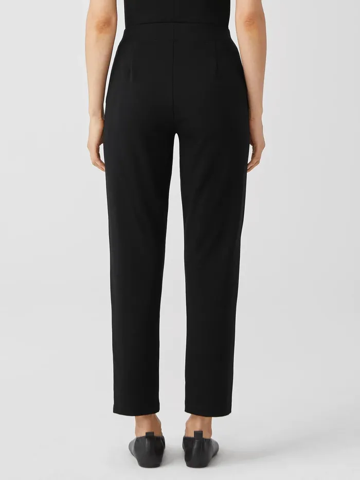 Flex Ponte Pant Black Women Eileen Fisher Pants Shorts and Jumpsuits