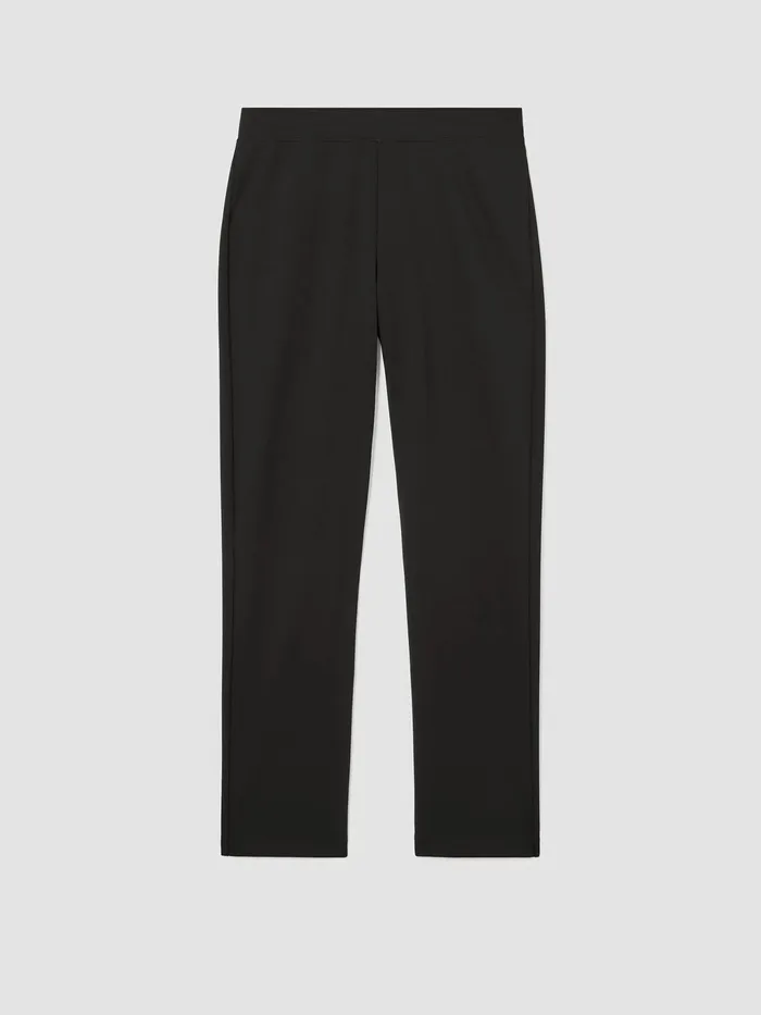 Flex Ponte Pant Black Women Eileen Fisher Pants Shorts and Jumpsuits