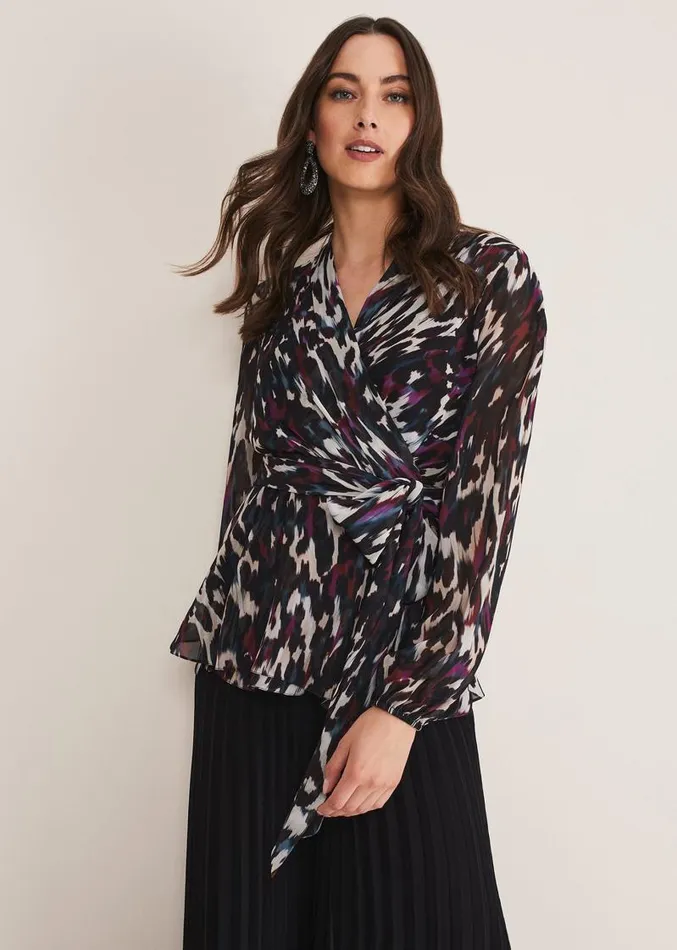 Florentine Printed Blouse Multicoloured Women Phase Eight Shirts and Blouses Florentine Printed Blouse Multicoloured Women Phase Eight Shirts and Blouses