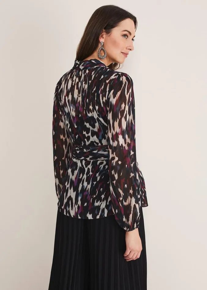 Florentine Printed Blouse Multicoloured Women Phase Eight Shirts and Blouses Florentine Printed Blouse Multicoloured Women Phase Eight Shirts and Blouses