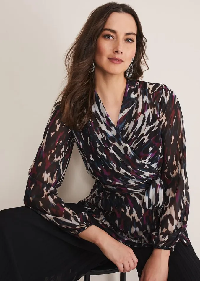 Florentine Printed Blouse Multicoloured Women Phase Eight Shirts and Blouses Florentine Printed Blouse Multicoloured Women Phase Eight Shirts and Blouses