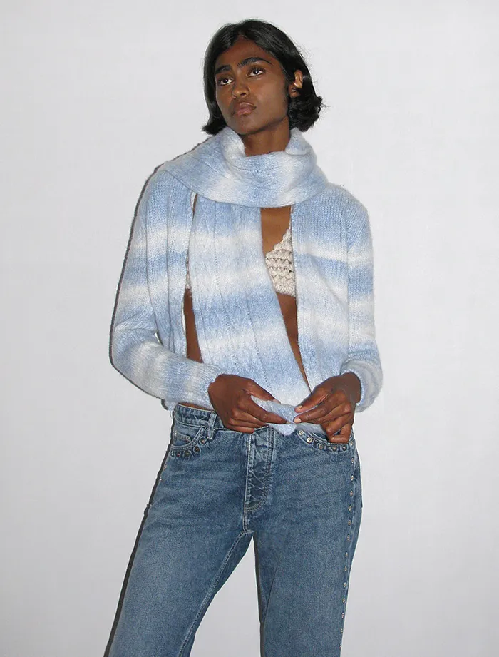 Fontana Light Blue Women Paloma Wool Knits