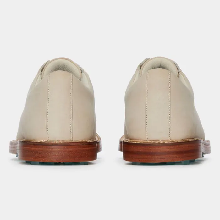 GFORE MEN039S GALLIVANTER NUBUCK LEATHER LUXE SOLE SPLIT TOE GOLF SHOE Stone Men Golf Shoes