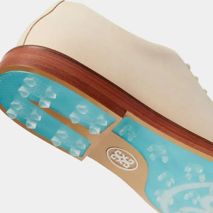 GFORE MEN039S GALLIVANTER NUBUCK LEATHER LUXE SOLE SPLIT TOE GOLF SHOE Stone Men Golf Shoes