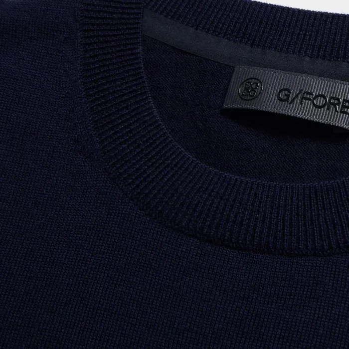 GFORE MERINO WOOL EASY CARE SHORT SLEEVE SWEATER Twilight Women Sweaters