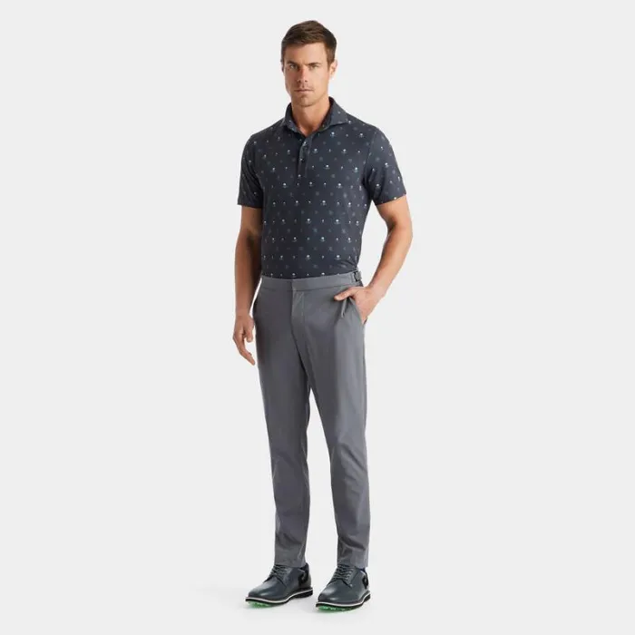 GFORE RGB TECH JERSEY MODERN SPREAD COLLAR POLO Lead Men Polos and Shirts