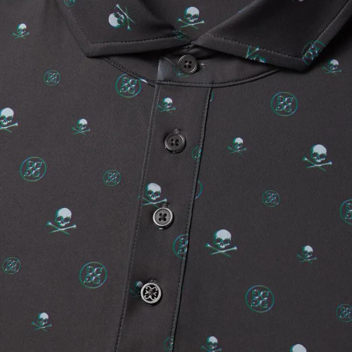 GFORE RGB TECH JERSEY MODERN SPREAD COLLAR POLO Lead Men Polos and Shirts