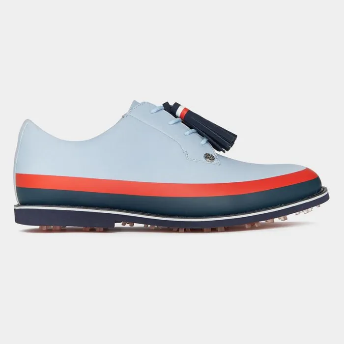 GFORE WOMEN039S GALLIVANTER NUBUCK LEATHER TUXEDO GOLF SHOE Sky Women Golf Shoes