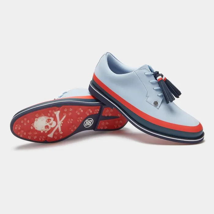 GFORE WOMEN039S GALLIVANTER NUBUCK LEATHER TUXEDO GOLF SHOE Sky Women Golf Shoes