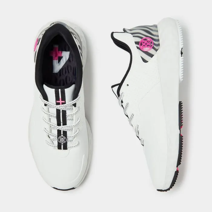 GFORE WOMEN039S MG4 PERFORATED TPU ZEBRA ACCENT GOLF SHOE Snow Women Golf Shoes