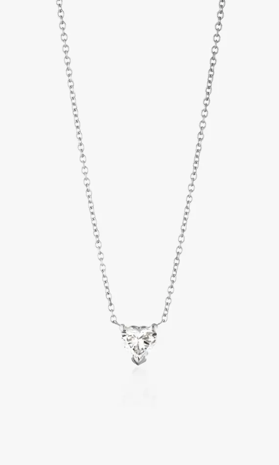 Generation Love Clothing Fine Jewelry Cherie Heart Cut Pendant 52 Carat White Gold 8211 Women
