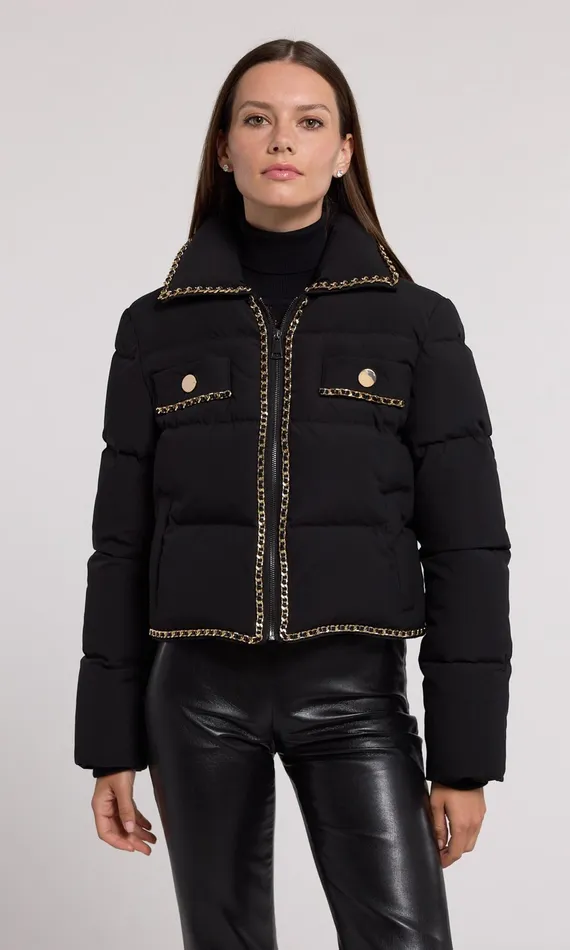 Generation Love Clothing Outerwear Aniston Puffer Jacket Black 8211 Women