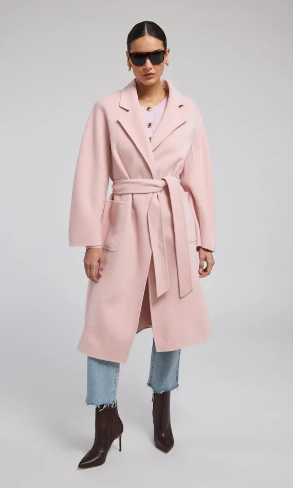 Generation Love Clothing Outerwear Grayson Wool Coat Powder Pink 8211 Women